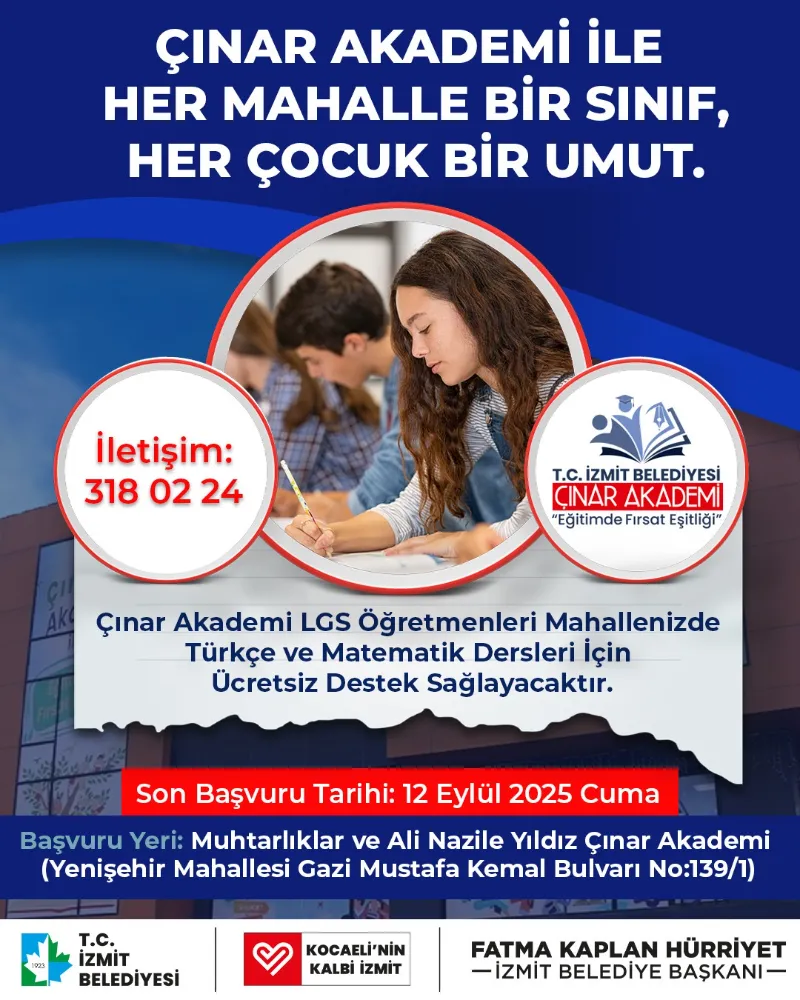 Egitim Seferberligi Cinar Akademiden Mahallelere Yeni Mufredat ve LGS.webp