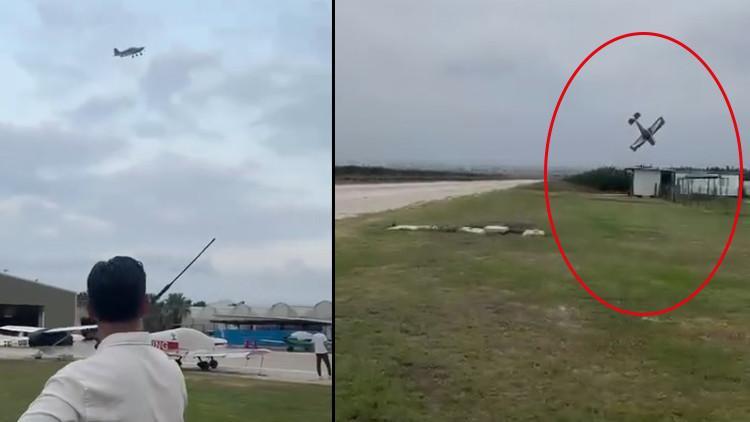 Adana’da Evlilik Teklifi İçin Havalandı, Uçak Narenciye Bahçesine Düştü Kaza