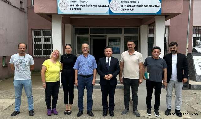 Giresun İl Milli Eğitim Müdürü Özgür Tokgöz, Tirebolu’da Ziyaretlerde Bulundu