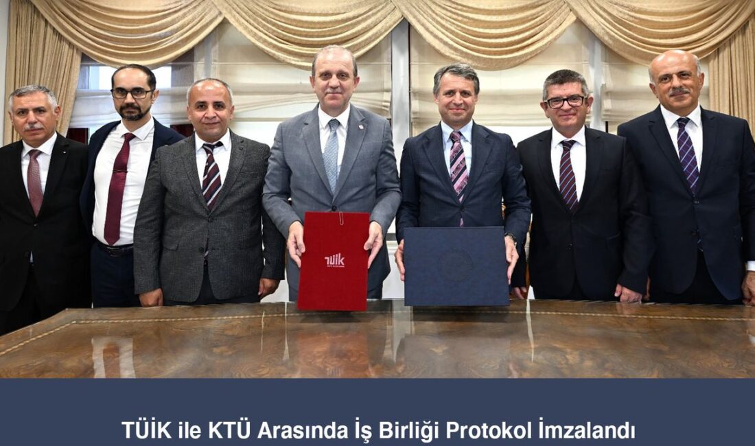 TÜİK ve KTÜ Arasında Eğitim İş Birliği Protokolü TÜİK ve