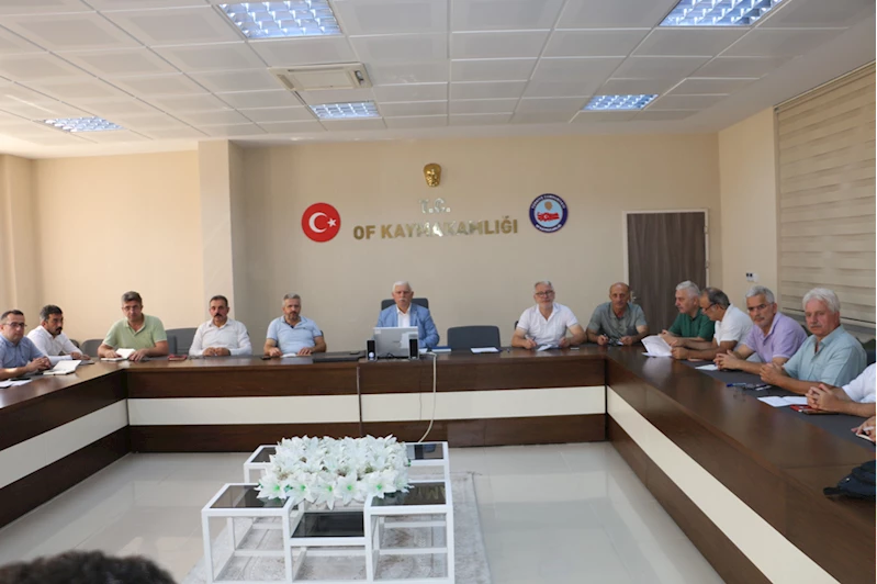 Trabzon’un Of İlçesinde Yeni Eğitim ve Öğretim Yılına Hazırlık Toplantısı