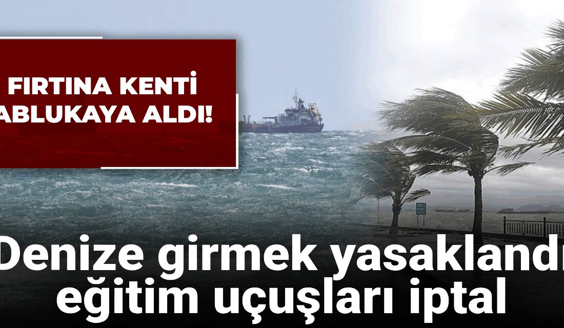 Tekirdağ’da Fırtına Nedeniylesı Eğitim Uçuşları İptal Edildi Marmara Bölgesi’nde Etkili