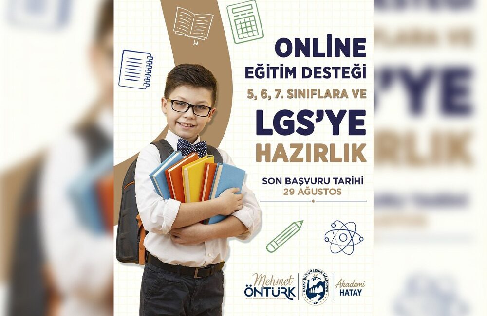 Hatay Büyükşehir Belediyesi’nden Ücretsiz Online Eğitim Desteği Eğitimde Fırsat Eşitliği