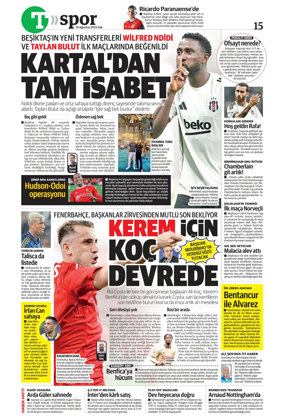 Kerem Aktürkoğlu Fenerbahçe'de