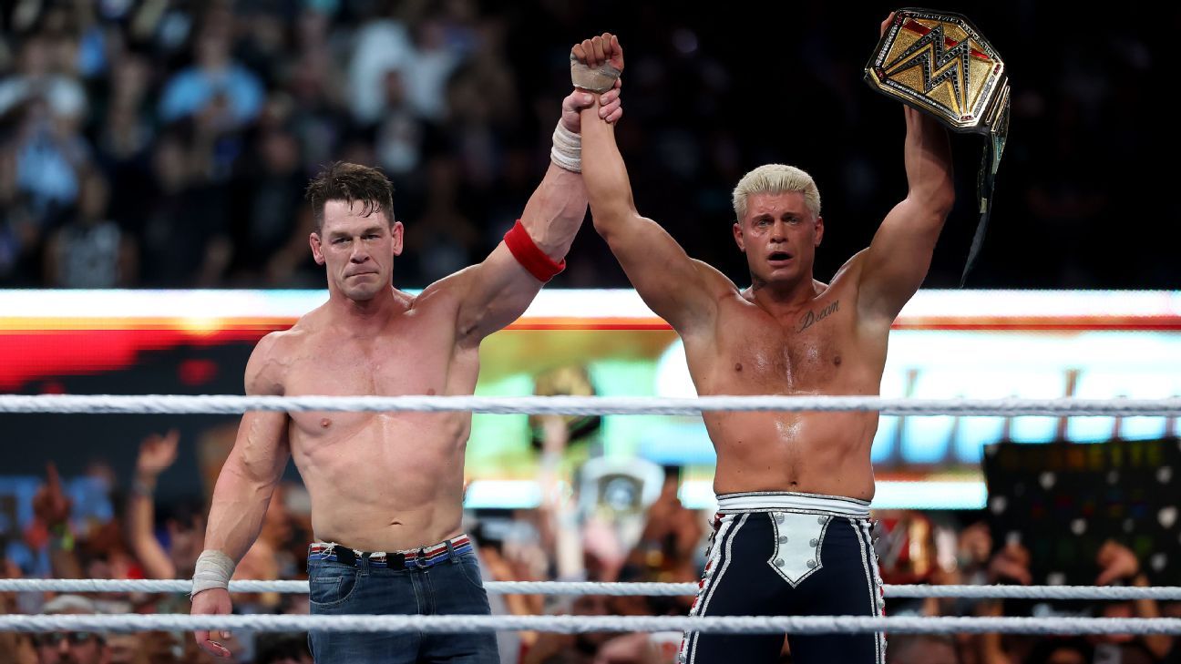 Lesnar Geri Dondu Rhodes Unvani Kazandi SummerSlam Ikinci Gece