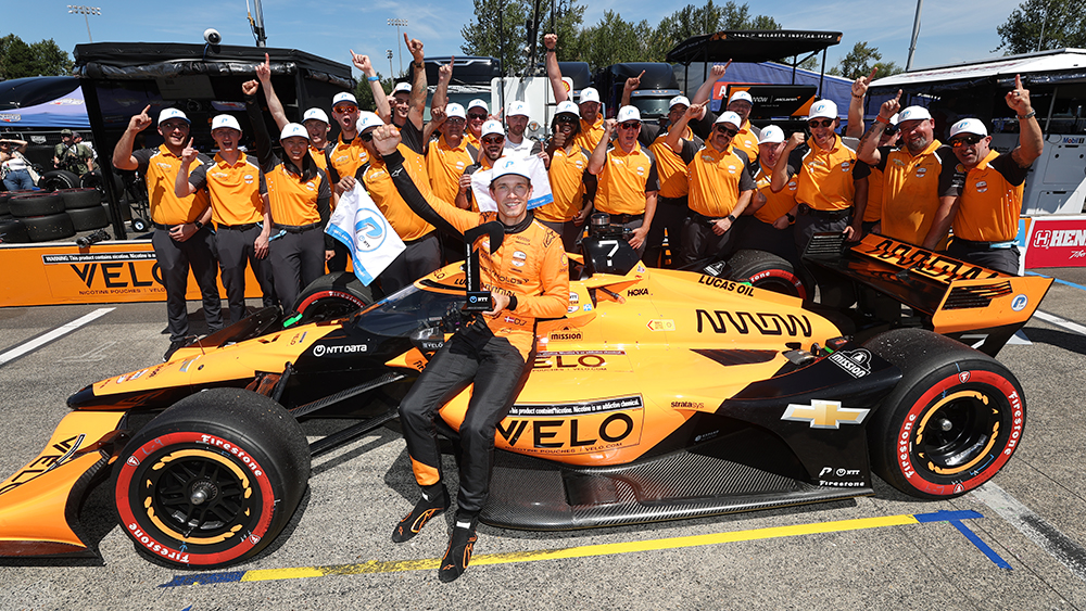 Arrow McLaren Dominates Qualifying at Portland International Raceway O’Ward Secures