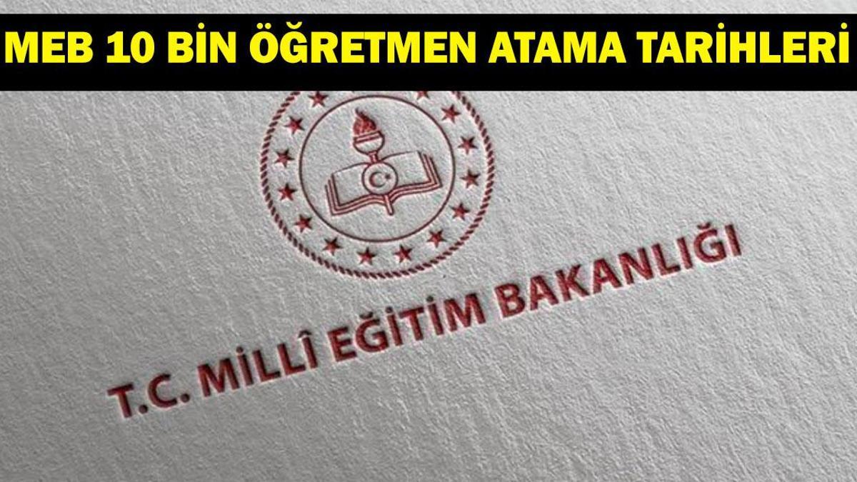 MEB 10 Bin Öğretmen Atama Süreci: 2025 İkinci Etap Detayları