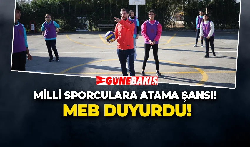 MEB, Milli Sporcular İçin Sözleşmeli Öğretmen Ataması Yapacak Milli Eğitim