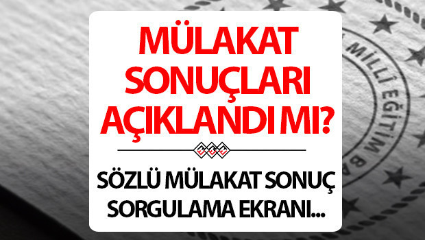 Sözleşmeli Öğretmen Sözlü Mülakat Sonuçları İçin Geri Sayım Başladı 15