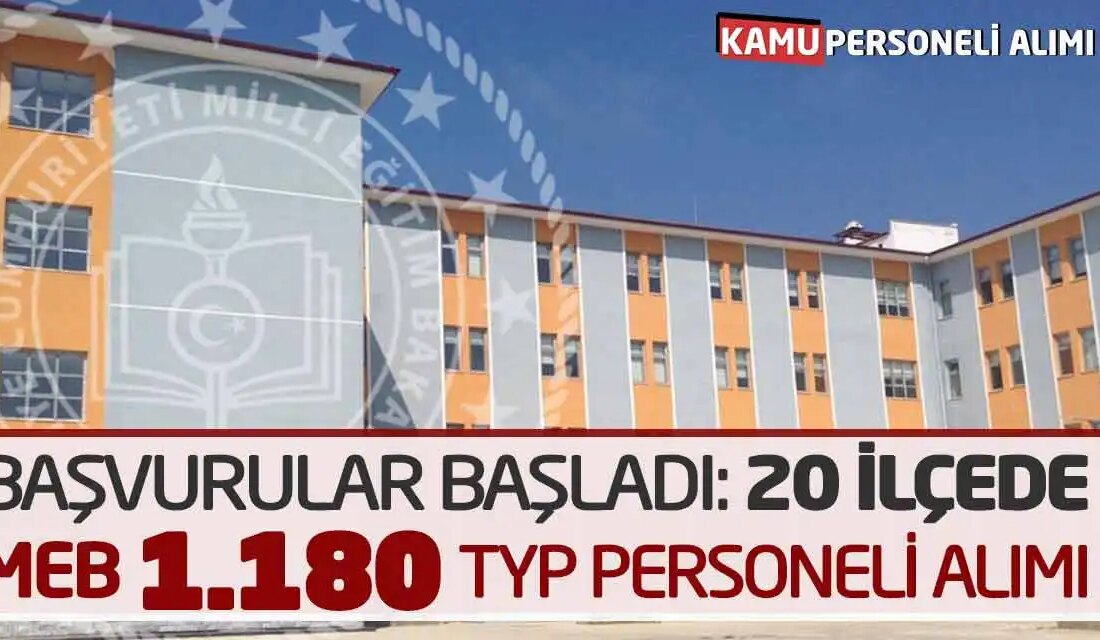 Milli Eğitim Bakanlığı (MEB) 1.180 TYP Personel Alımı İlanı Milli