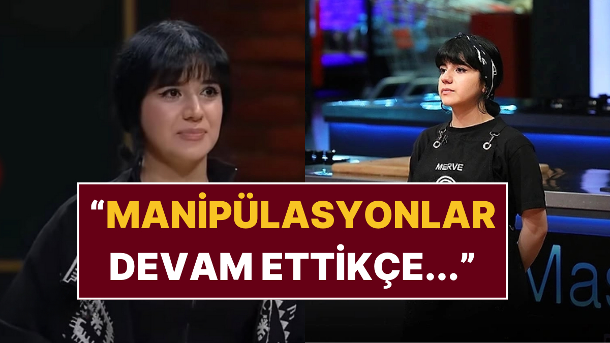 MasterCheften Elenen Merveden Juriye Dolu Dolu Veda Mesaji
