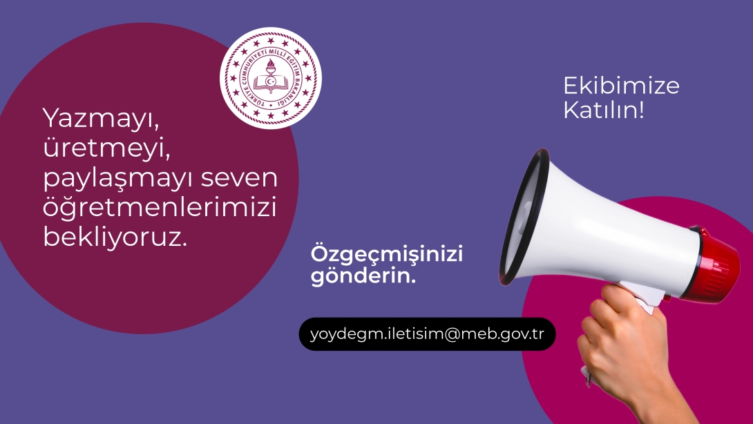 İletişim Ekibine Öğretmen Alımı Duyurusu Genel Müdürlük, iletişim ve stratejik