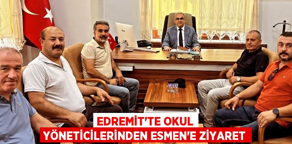 Altınoluk’taki Okul Yöneticileri Eğitim Müdürü’nü Ziyaret Etti Narlı İlkokulu ve