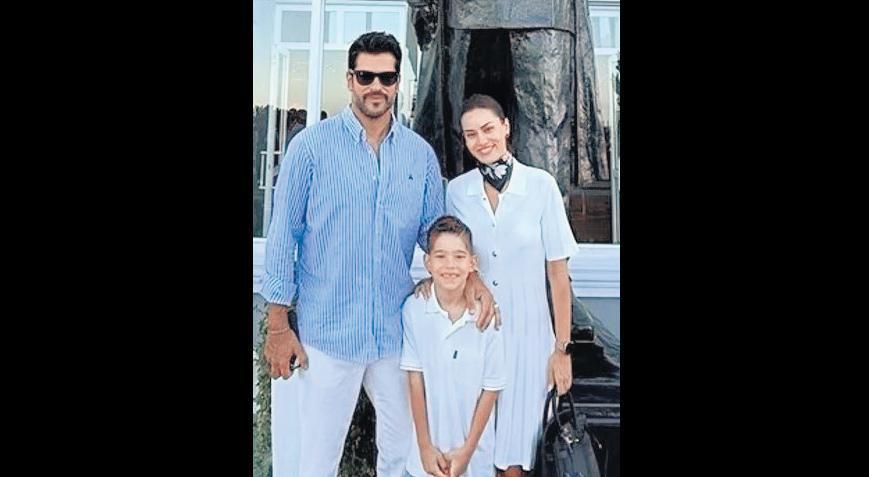 Oğulları Karan’ı Okula Gönderen Ünlü Çiftin Mutlu Anları Oğul Karan
