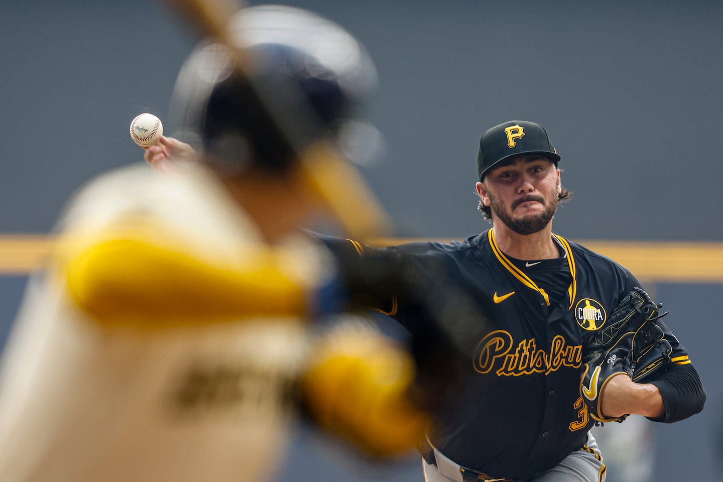 Pirates righthander Paul Skenes is the front-runner for the National League Cy Young Award.
