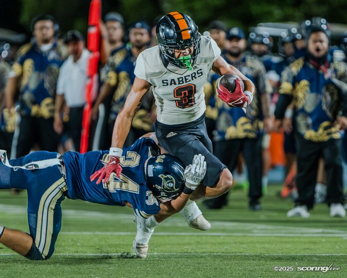 Campbell Sabers, Waipahu Marauders’ı 21-6 Yenerek Cane Knife Trophy’yi Korumayı
