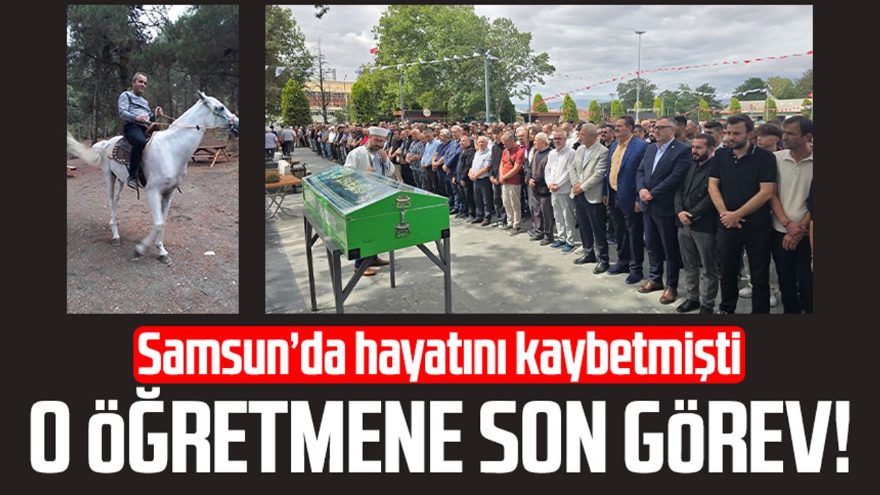 Samsunda Bogulan Ogretmen Ramazan Cimene Veda Toreni Gerceklesti