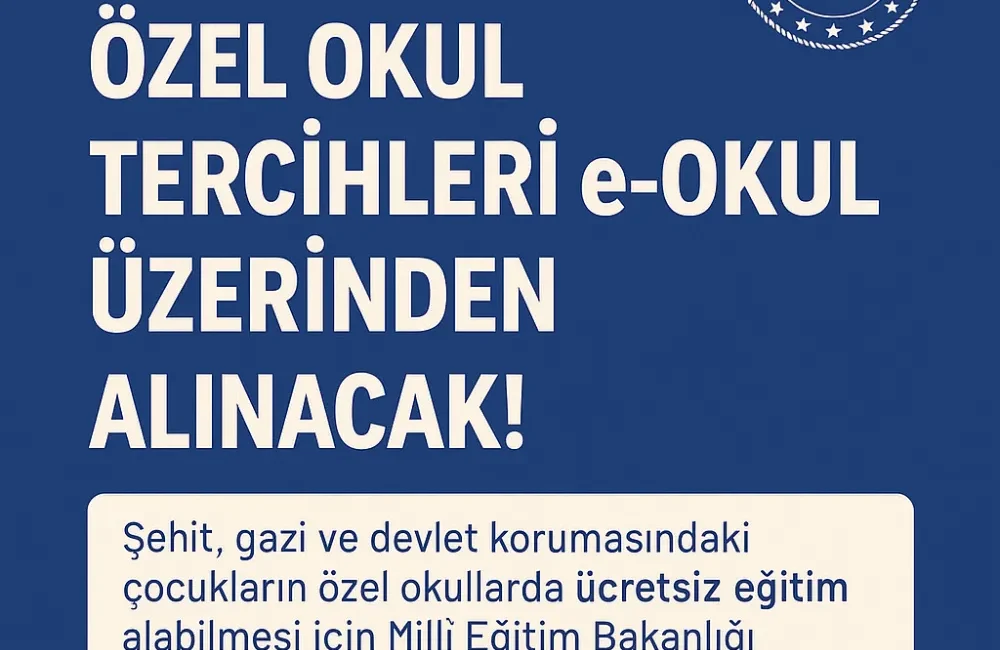 9. Sınıfa Başlayacak Öğrenciler için Başvuru Süreci Özel okullar, hazırlık