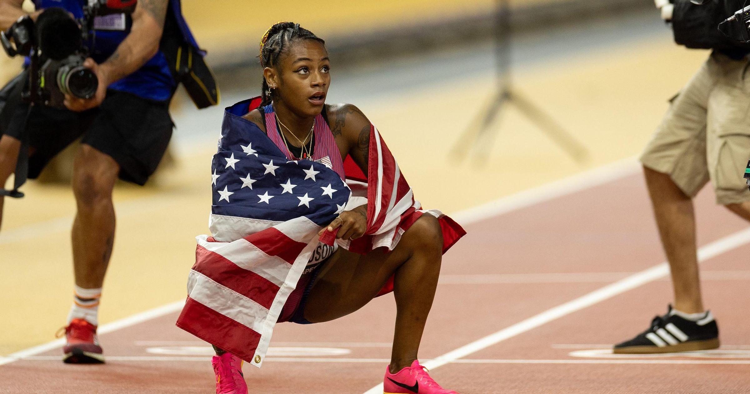 ShaCarri Richardson Havalimaninda Gozaltina Alindi Mac Sonrasi Serbest