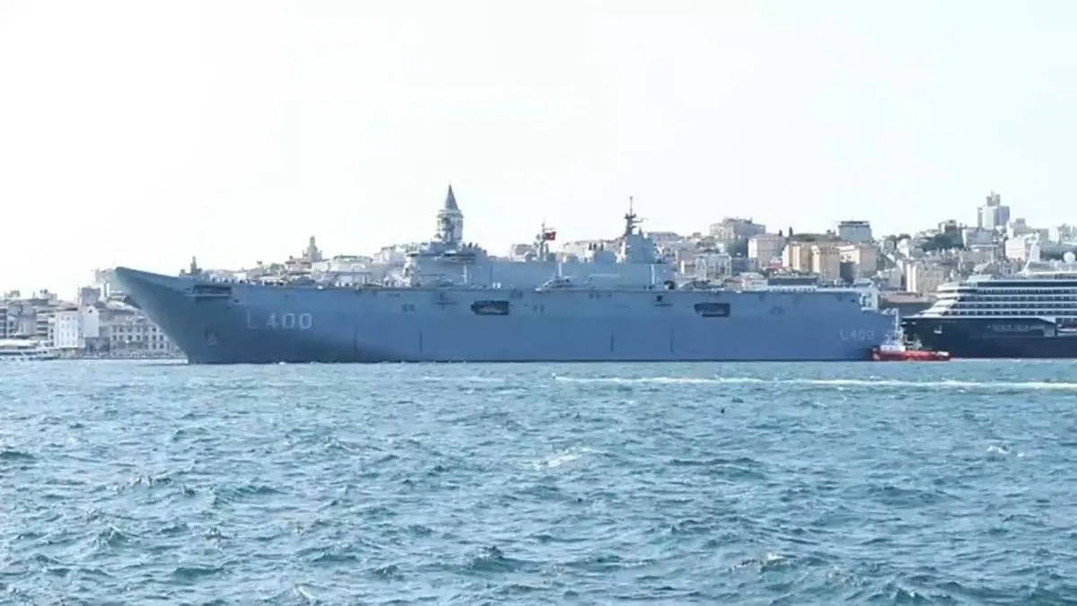 Son Dakika Gelismesi TCG Anadolu Ile Zafere Yolculuk Basliyor