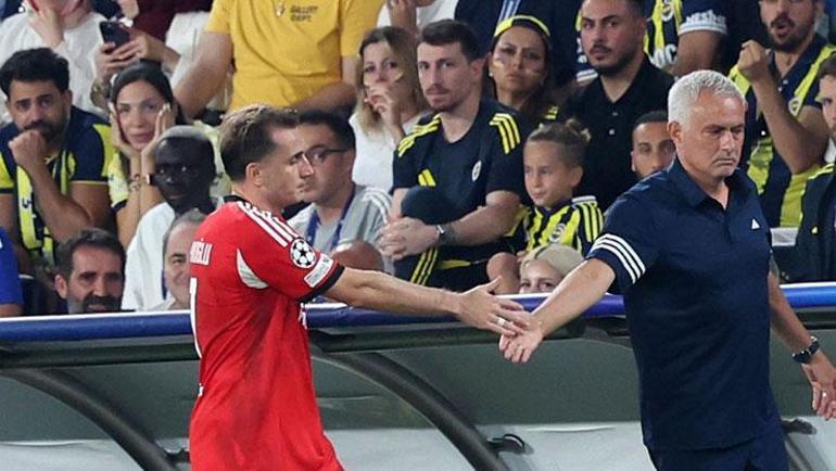 Kerem Aktürkoğlu ve Jose Mourinho