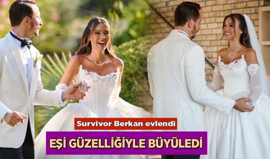 Survivor Berkan Karabulut ve Lale Onuk’un Romantik Düğün Töreni Evlilik