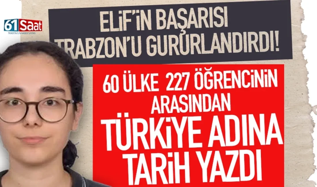 Trabzonlu Öğrenci, Avrupa Kızlar Bilgisayar Olimpiyatı’nda Bronz Madalya Kazandı Elif