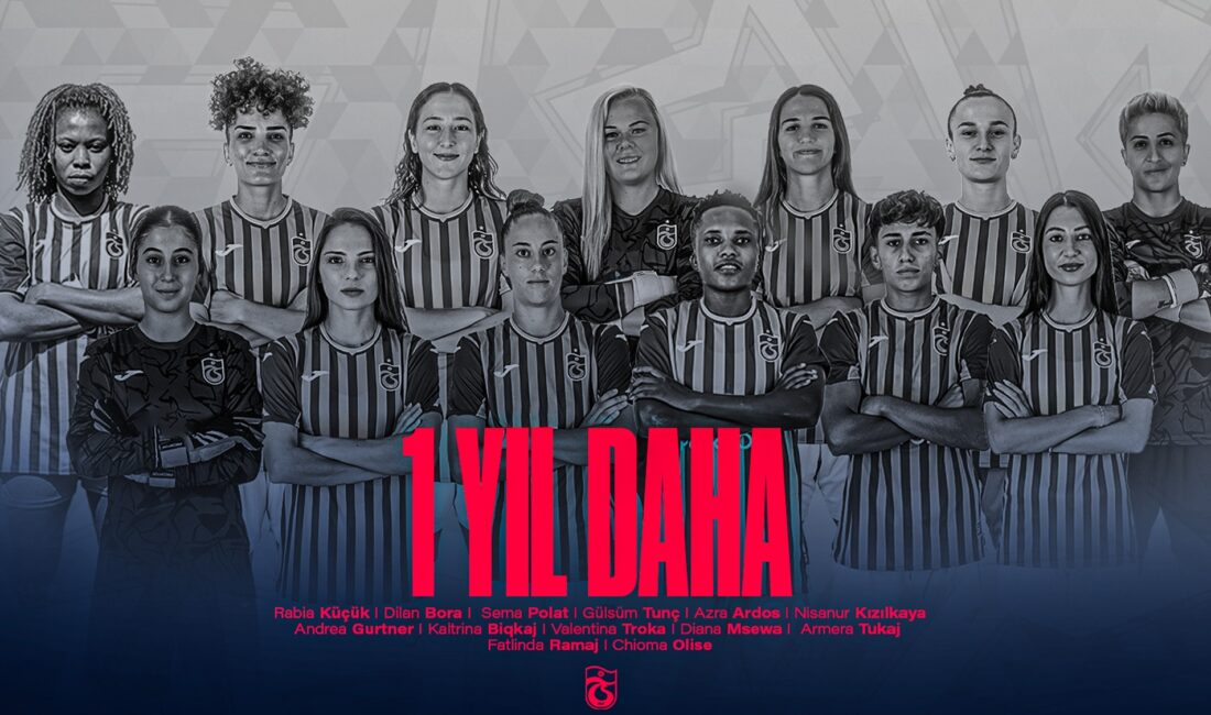 Trabzonspor, Kadın Futbol Takımında 13 Oyuncunun Sözleşmesini Uzattı Trabzonspor Kadın