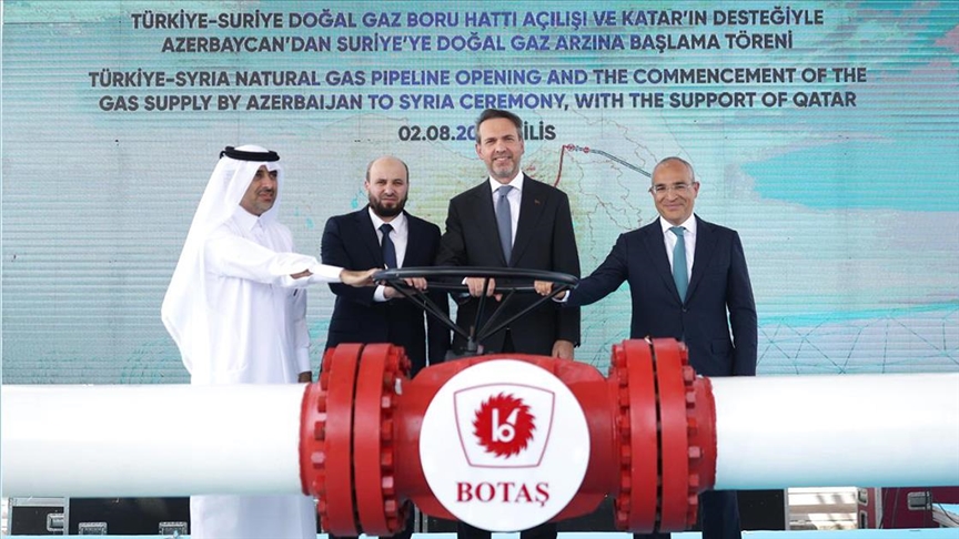 Türkiye-Suriye Doğal Gaz Boru Hattı Açılışı: Enerji İşbirliği ve Yeniden