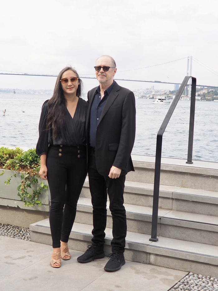 Steve Buscemi ve Karen Ho'nun İstanbul'daki anı