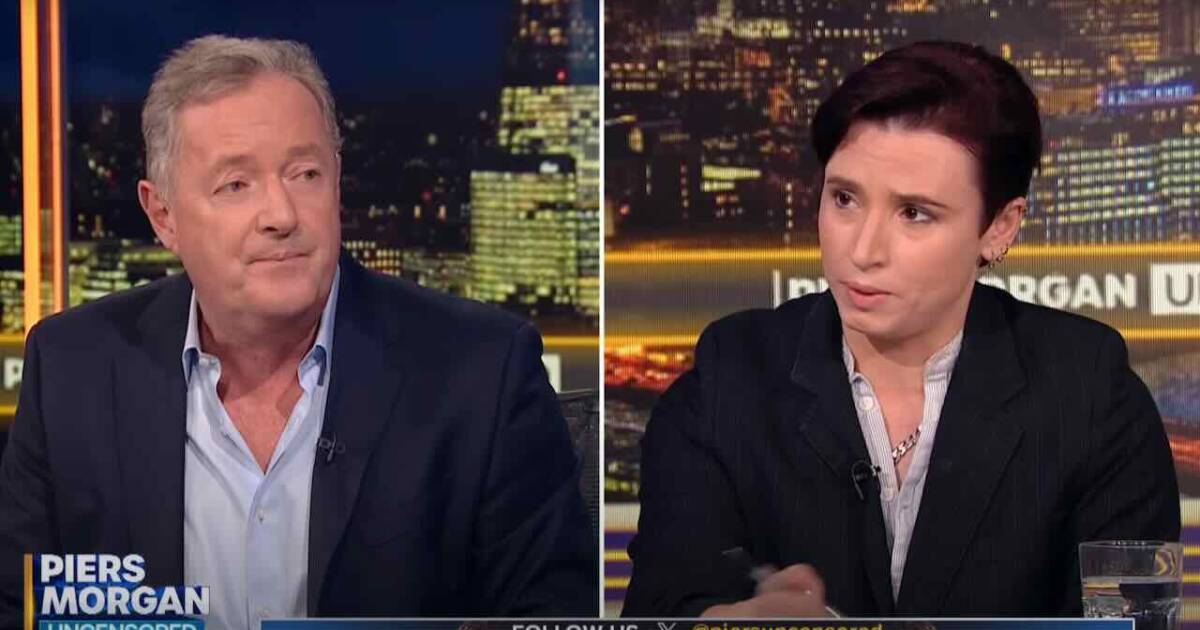Bugun Piers Morganin Trans Konukta Global Non Binary Tanimi Tartismasi