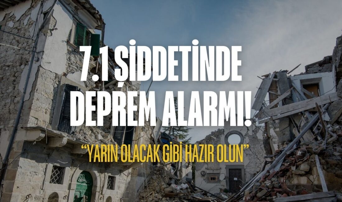 Kütahya’nın Simav İlçesi İçin Deprem Uyarısı: 7.1 Büyüklüğünde Sarsıntı Bekleniyor