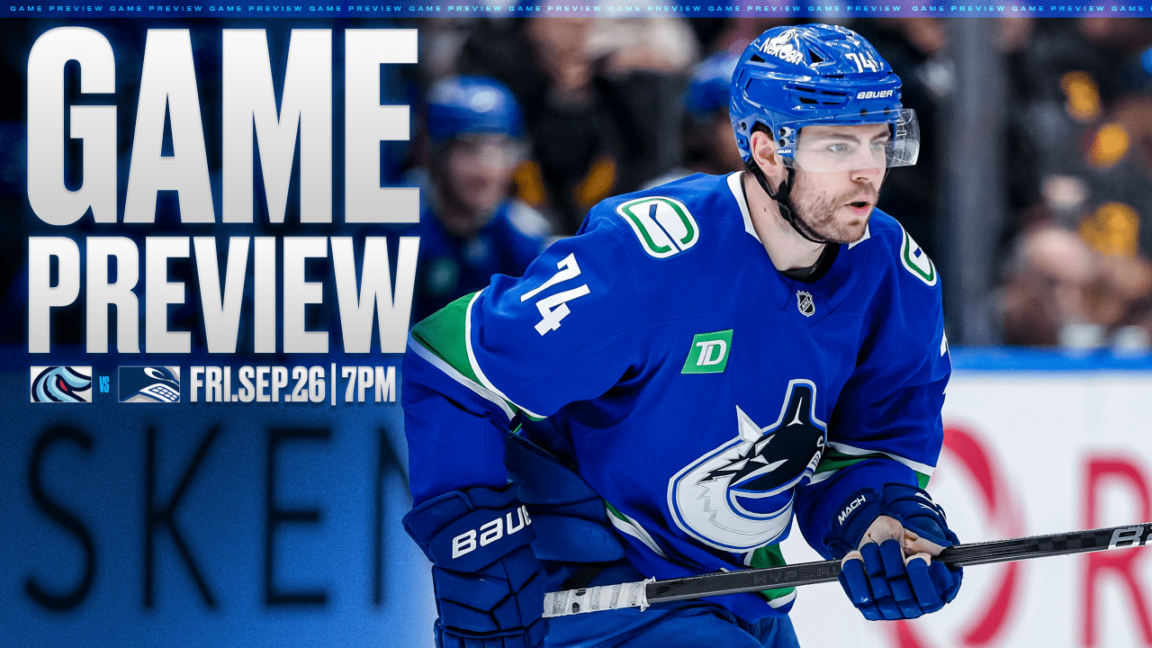 Canucks ve Kraken 2025 26 Preseasonda Rogers Arenada Bulusuyor