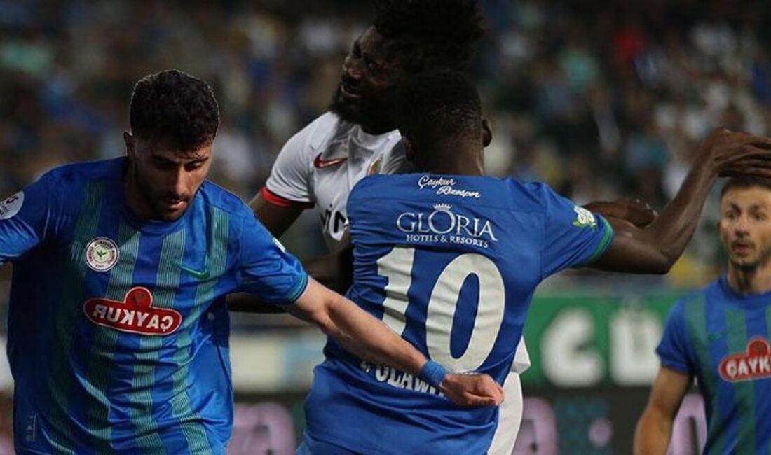 Rizespor, Gençlerbirliği’ni 1-0 Yenerek İlk Galibiyetini Aldı Süper Lig 5.