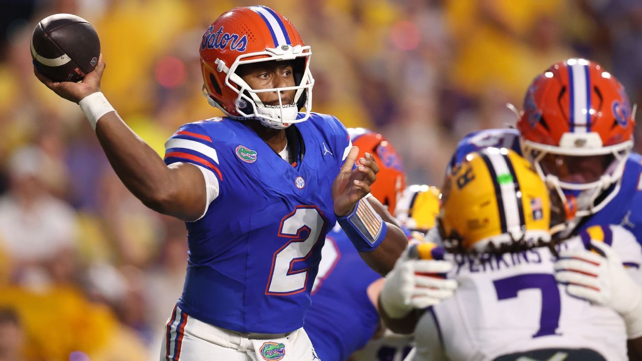 College Football Week 4 DJ Lagway ve Arch Manningin Donusu