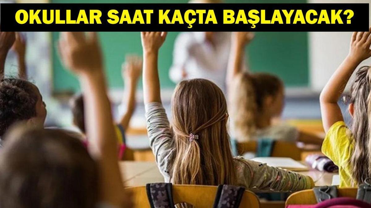 Egitim Yili Basliyor 8 Eylulde Ilk Ders Saati ve MEB
