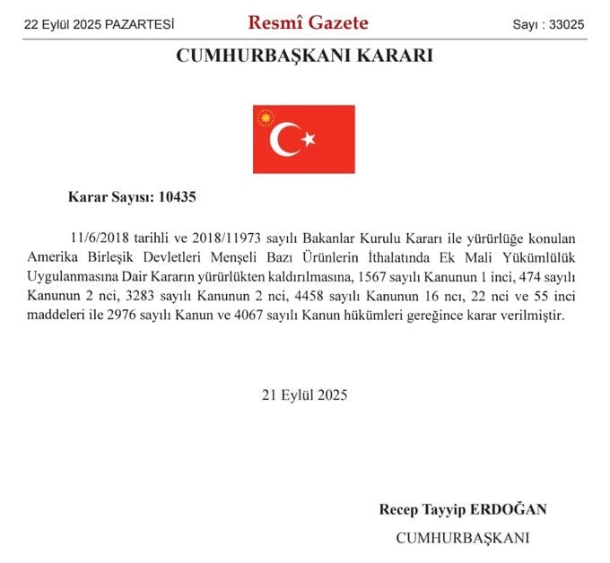 ABD Menşeli Ürünler