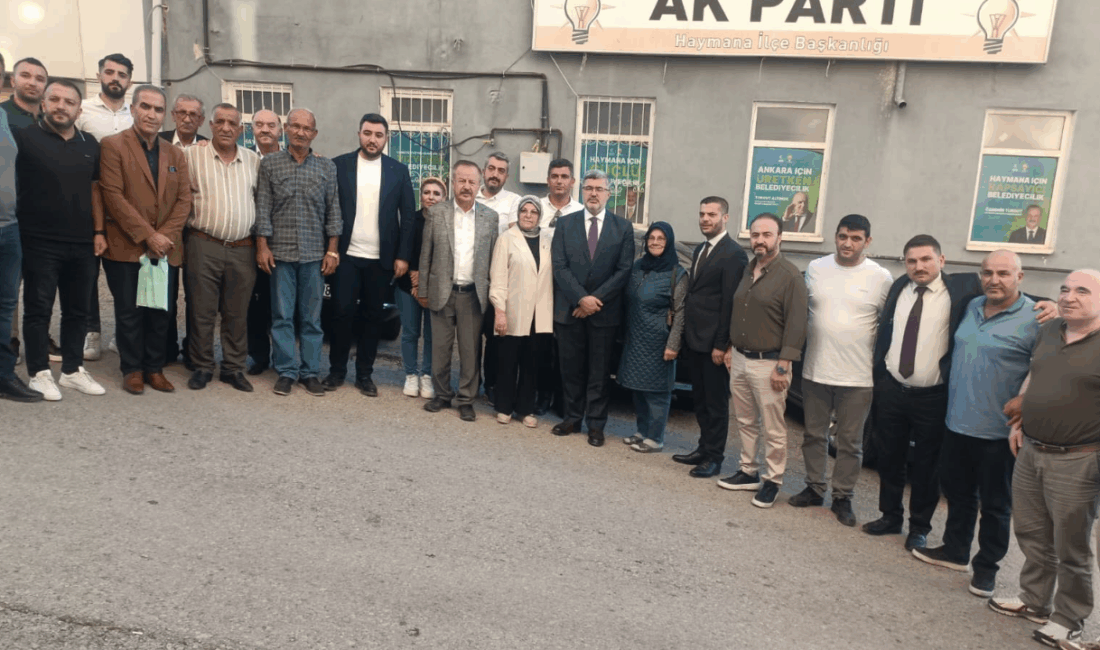Milletvekili Özkaya, Haymana’da Önemli Programlar Gerçekleştirdi Haymana’da Türkiye Buluşmaları AK