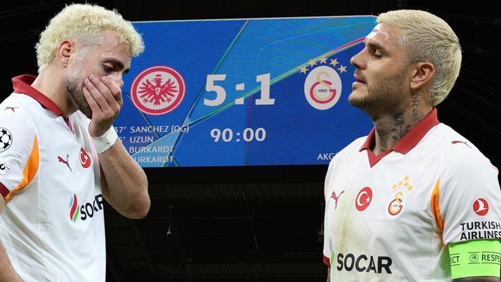 Flaş Gelişme: Galatasaray, UEFA Şampiyonlar Ligi’nde Eintracht Frankfurt’a 5-1 Mağlup