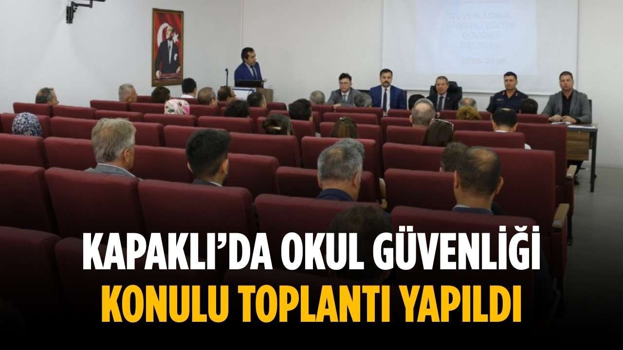 Kapaklida Okul Guvenligi Icin Veli Toplantisi Gerceklestirildi