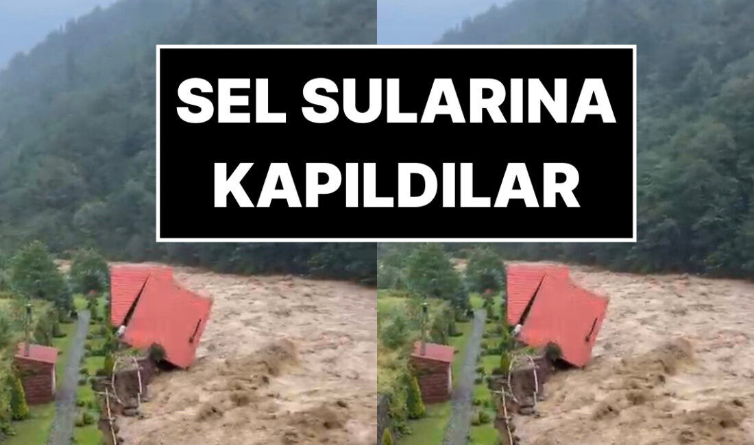 Ayder Yaylası’nda Sel Felaketi: İki Bungalov Suyun Korumasında Çamlıhemşin’de Sel