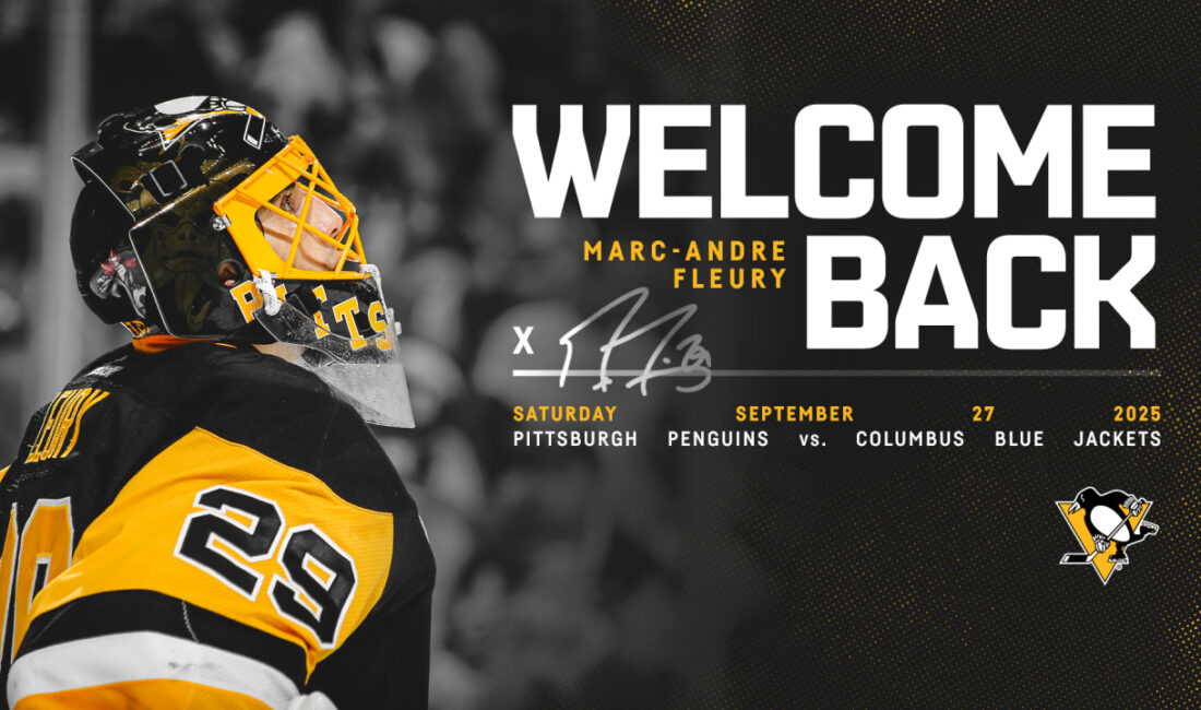 Pittsburgh Penguins, Marc-Andre Fleury ile Profesyonel Deneme Sözleşmesi İmzaladı Fleury’nin