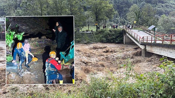 Rize’de Sel Felaketi: Köprü Çöktü, Uyarılar Artıyor Rize’de Sabah Saatlerinde