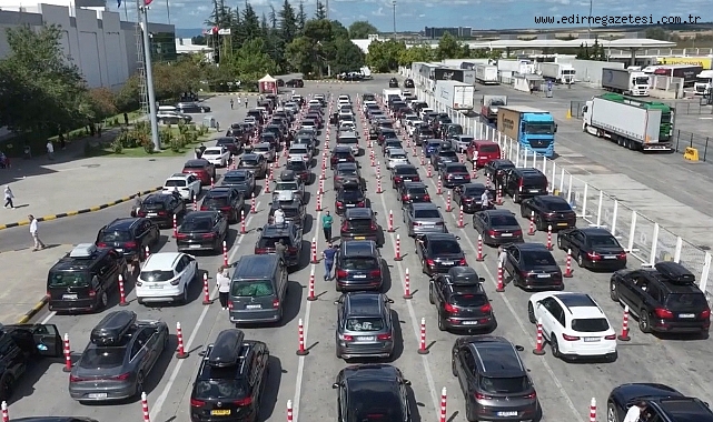 Gündem: Gurbetçi Sezonunda Sınır Kapılarında Yoğun Trafik Kapıkule ve Diğer