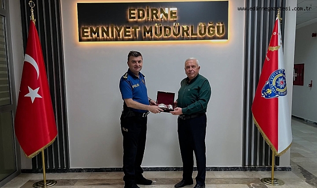 Gündem: Edirne İl Emniyet Müdürü’ne Hayırlı Olsun Ziyareti Flaş Gelişme: