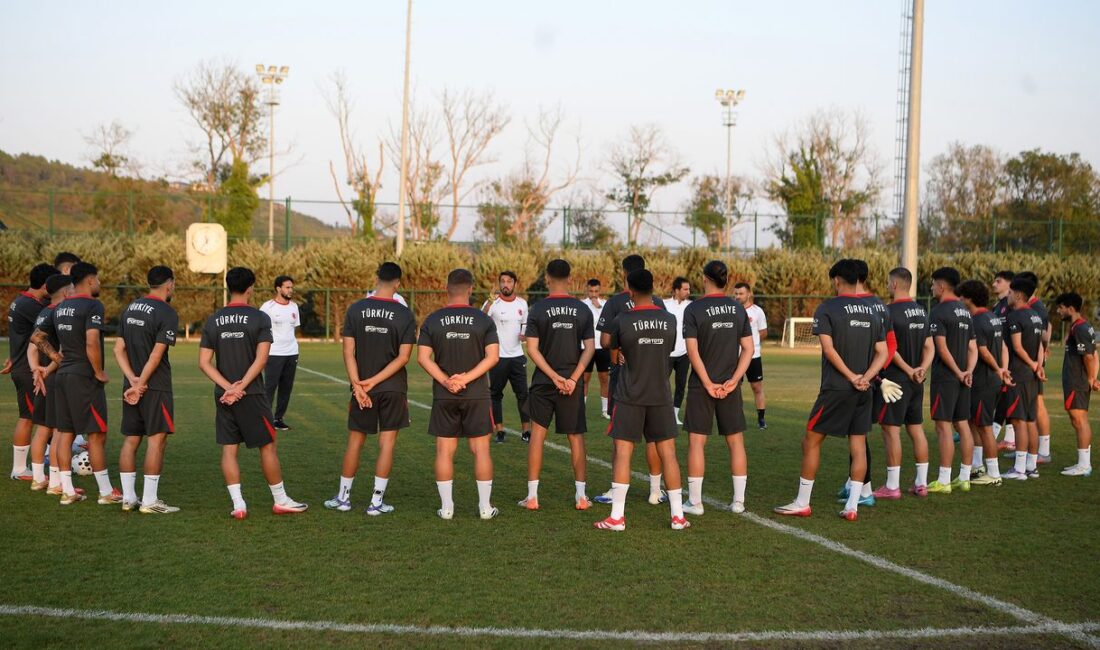 A Milli Futbol Takımı Gürcistan maçı hazırlıklarına devam ediyor Antrenman