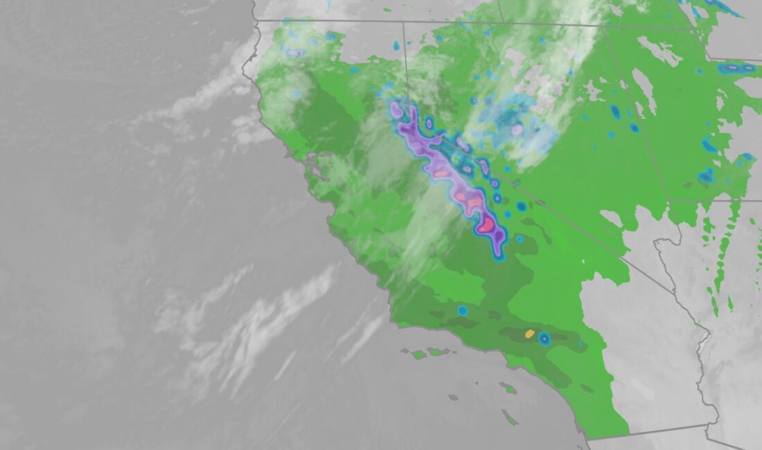 California’da İlk Önemli Yağış ve Kar Dalgası California, bu sezonun