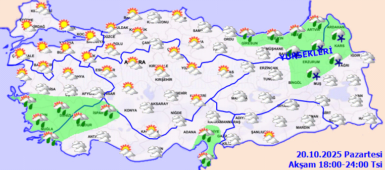 1760977507 987 Yeni Haftada Hava Durumu 6 Il Icin Meteorolojiden Flas Uyari