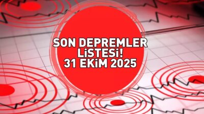 31 Ekim 2025 Deprem Raporu: Balıkesir ve Ordu’da Sarsıntılar Son