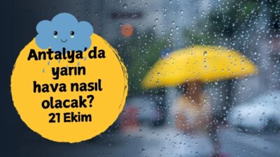 Hava Durumu: Antalya’da Yağışlı Başlangıç Flaş Gelişme: Gök Gürültülü Sağanak